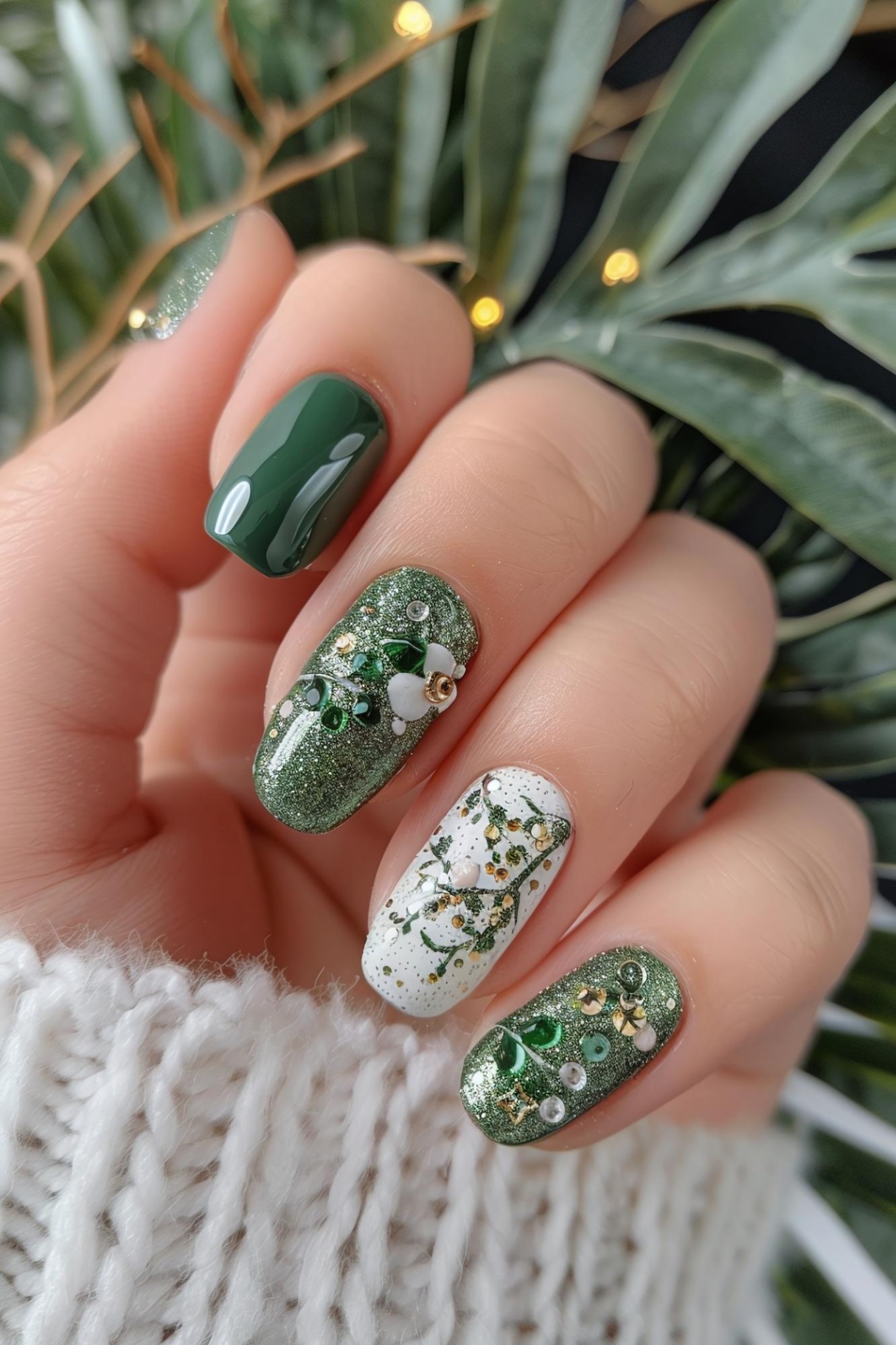 Nail 1 1 Verti Cc Green White